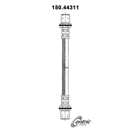Centric Parts Brake Hose, 150.44311 150.44311